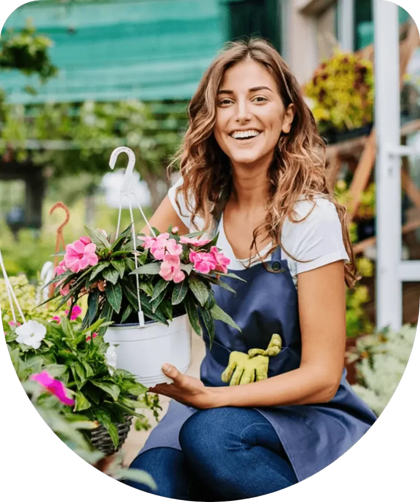 Homepage hero florist woman